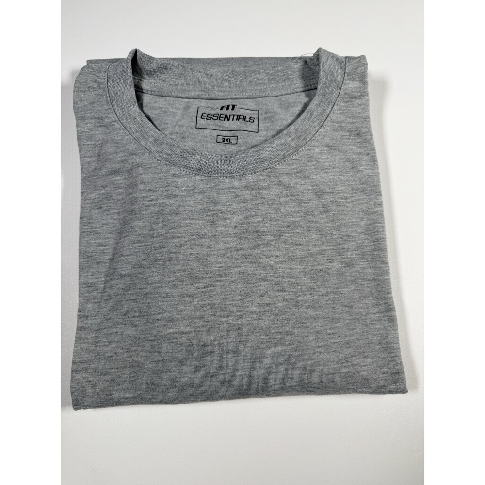 Essentials Fit Men T-shirt Crew Neck Short Sleeve ‎ T-Shirt  Sport Casual Sz 2XL - Picture 7 of 7